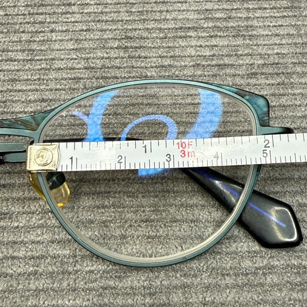C-Zone W3219 Black‎ Metal Cat Eye Y2K Eyeglasses Frames Netherlands Col.60 47mm